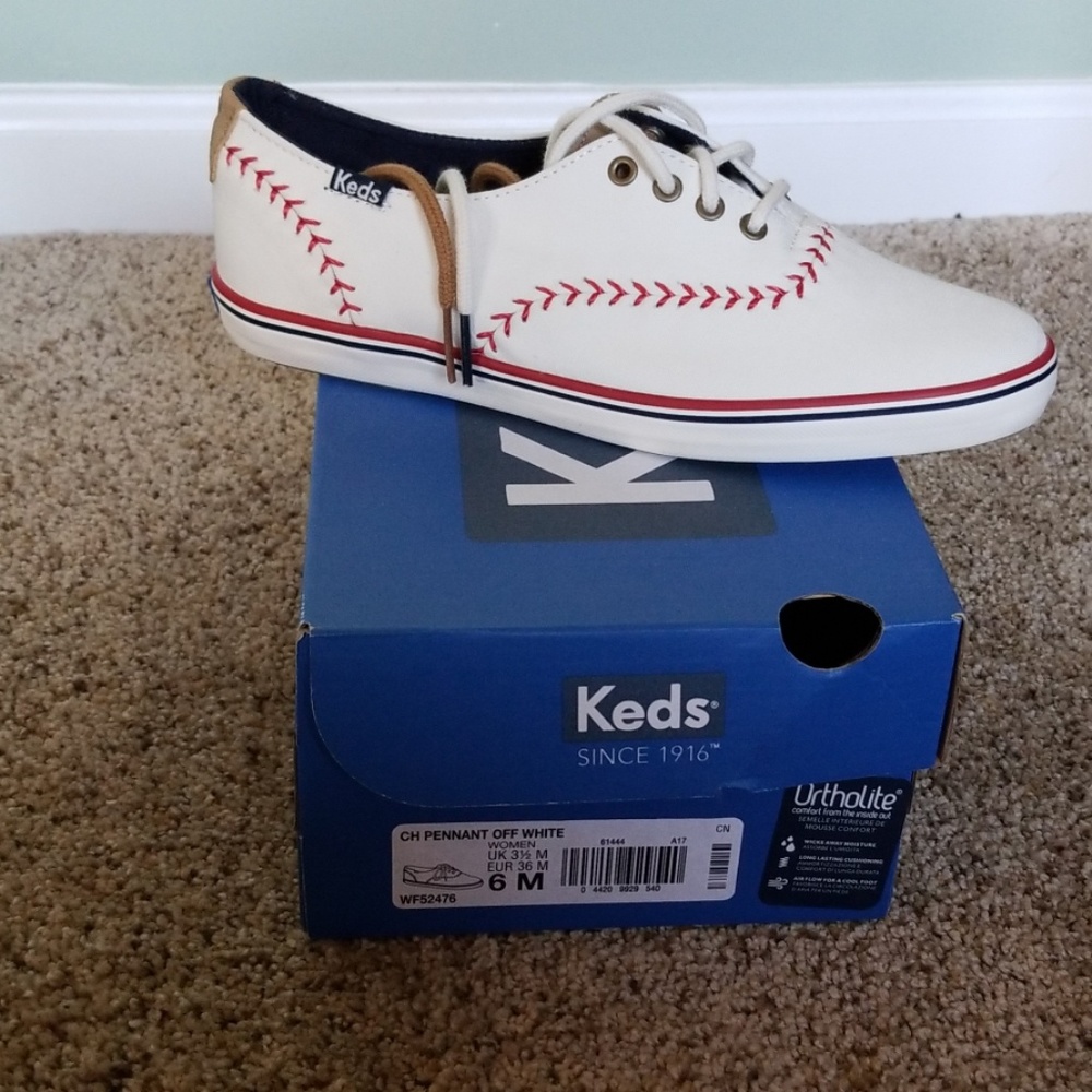 Keds baseball stitching sneaker